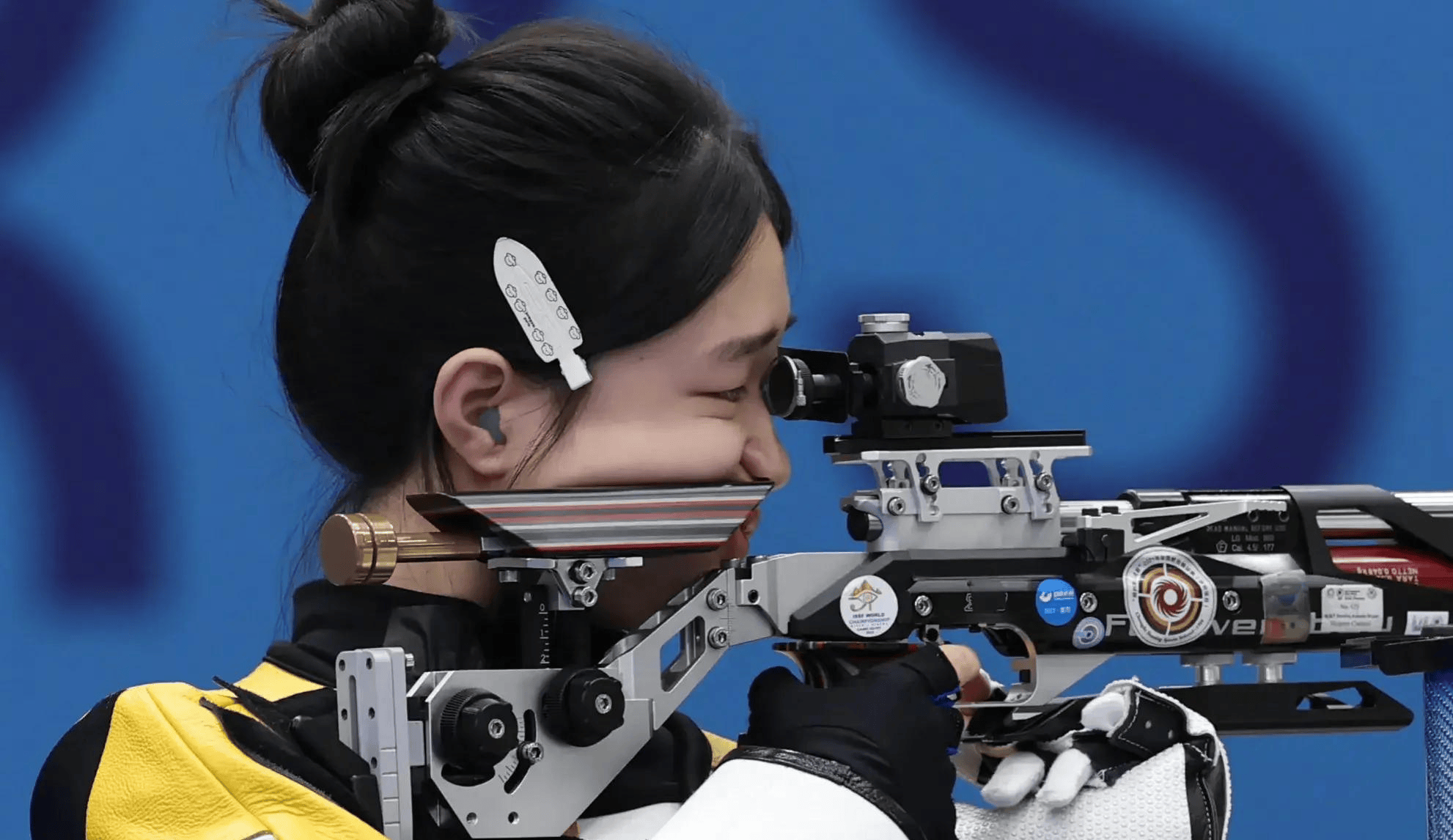 韩国射击选手实现霸气巅峰，称霸全场